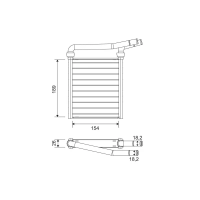 Billede af VALEO 811626 Varmeveksler
