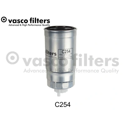 Billede af DAVID VASCO C254 Brændstoffilter Påskruet filter AUDI: 80 B4 Sedan, A4 B5 A6 C5 VOLVO: V70 2, 850 Stationcar, S80 I