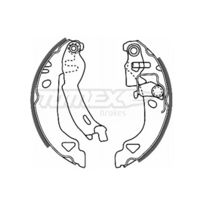 Billede af TOMEX brakes TX 20 28 Bremsebakker bagaksel 180 32 FIAT: Punto I Hatchback