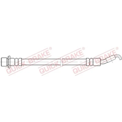 Billede af QUICK BRAKE 50.096 Bremseslange 178 TOYOTA: Auris Hatchback