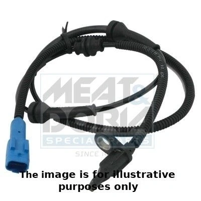 Billede af MEAT &amp; DORIA 90151E ABS Sensor højre foraksel, venstre foraksel Hall princip 2 polet 1040mm 1170mm 34,3mm CITROËN: C3 II, I Hatchback