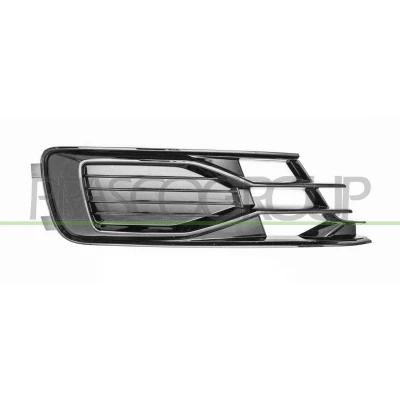 Billede af PRASCO AD0402123 Kofangergitter uden hul/huller til tågelygter foran højre skinnende AUDI: A6 C7 Avant, Sedan