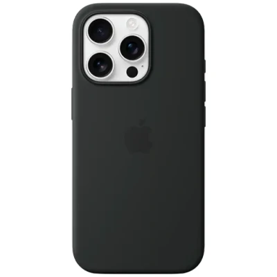 Billede af Apple Silikone Back Cover Sort MagSafe iPhone 16 Pro