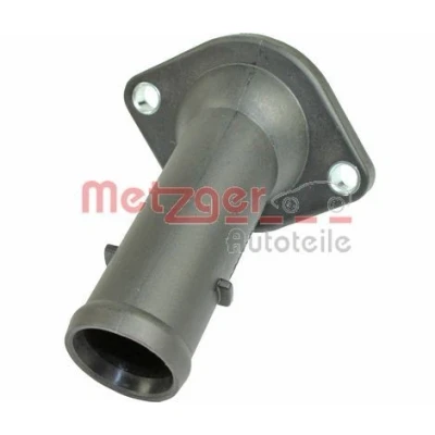 Billede af METZGER 4010140 Kølemiddelflange Motorblok, Termostat, venstre uden pakning VOLKSWAGEN: Lupo / 3L, Polo IV Hatchback, SEAT: Córdoba II Sedan