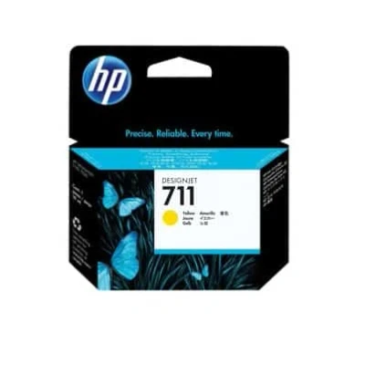 Billede af HP 711 gul blækpatron 29ml CZ136A original