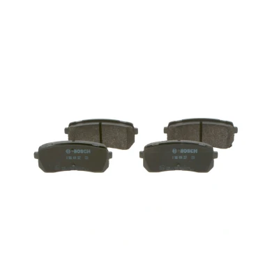 Billede af BOSCH 0 986 494 327 Bremseklodser Low Metallic med akustisk advarsel for slid anti knirke plade, monteringsvejledning