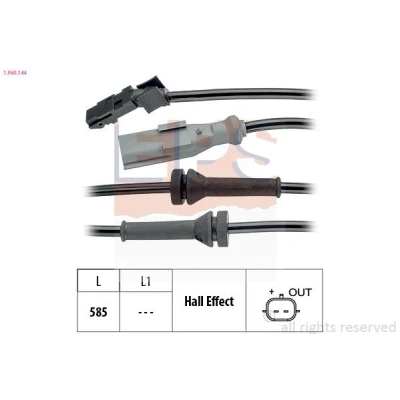 Billede af EPS 1.960.144 ABS Sensor Made in Italy OE Equivalent 585 MERCEDES BENZ: Citan Van