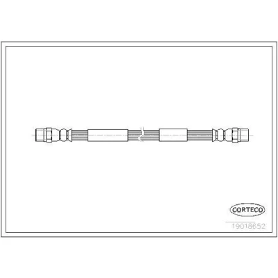Billede af CORTECO 19018652 Bremseslange foraksel 442 VOLKSWAGEN: TRANSPORTER 3, 3 Bus, LT 28 35 I Bus
