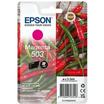 Billede af Epson 503 magenta blækpatron 3,3 ml C13T09Q34010 original