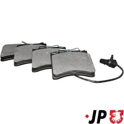 Billede af JP GROUP 1163603810 Bremseklodser foraksel med indbygget slid advarselskontakt VOLKSWAGEN: Transporter 4 Bus,