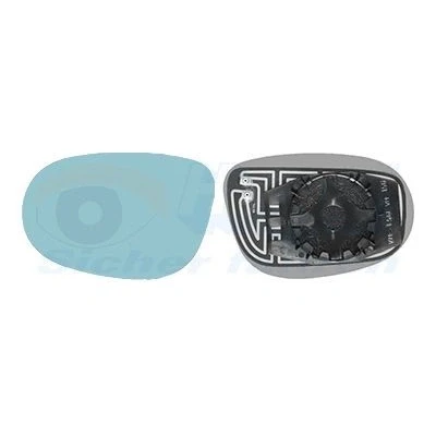 Billede af VAN WEZEL 1629838 Spejlglas højre FIAT: BRAVO 2