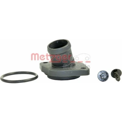 Billede af METZGER 4010016 Kølemiddelflange plastik med pakning skruer VOLKSWAGEN: Golf 3, Polo III Variant, 4, SKODA: Octavia 1 Combi