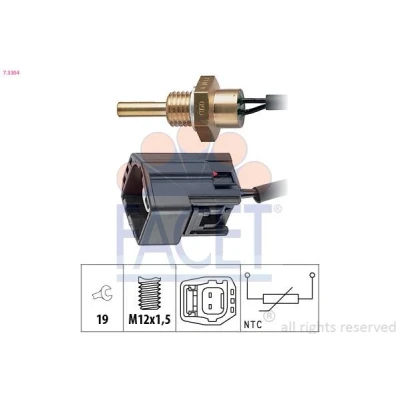 Billede af FACET 7.3304 Sensor, kølevæsketemp. Made in Italy OE Equivalent