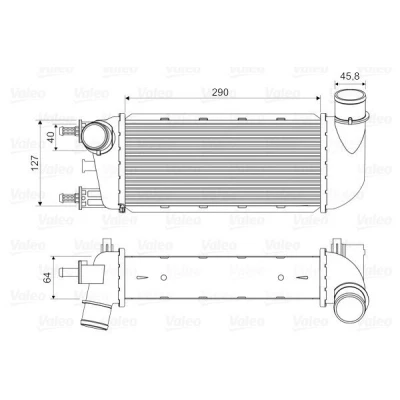 Billede af VALEO 818582 Intercooler uden EGR ventil