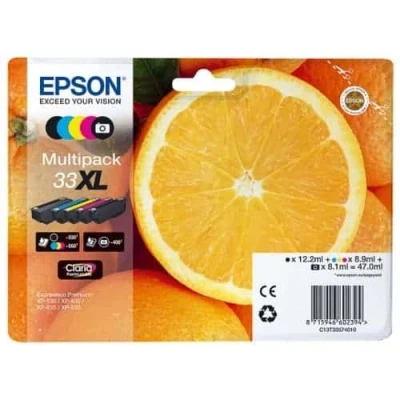 Billede af Epson 33XL Multipack 5 Farver Original Pakke