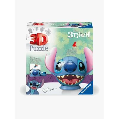 Billede af Ravensburger Disney Stitch 3D puslespil med Ører 77 Brikker