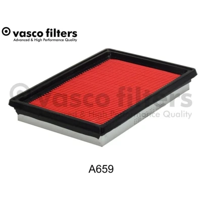 Billede af DAVID VASCO A659 Luftfilter 34 170 228 rektangulær Filterindsats NISSAN: Note II Hatchback, MICRA 4, Juke, HONDA: CIVIC 6 Hatchback