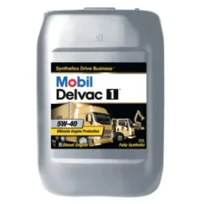 Billede af Mobil Delvac 1 5W 40 20l Motorolie 141543 MERCEDES BENZ: C klasse T modell, Sedan, E TOYOTA: Avensis Verso, I Sedan
