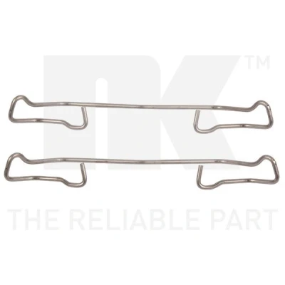 Billede af NK 7925187 Tilbehørssæt, skivebremsebelægning RENAULT: GRAND SCENIC 3, LAGUNA 3 Grandtour, MEGANE 2 Kombi, FORD: MONDEO SCORPIO 1