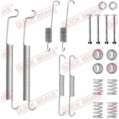 Billede af QUICK BRAKE 105 0756 Tilbehørssæt, bremsebakker PEUGEOT: 406 Sedan