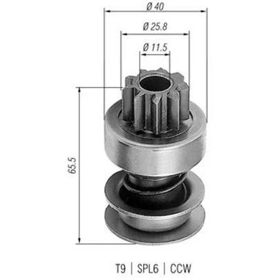 Billede af MAGNETI MARELLI 940113020236 Spidshjul, starter