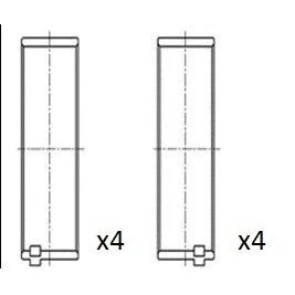 Billede af Plejlstangleje FAI AutoParts BB2071 STD