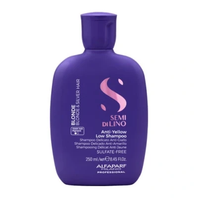 Billede af Alfaparf Milano Semi Di Lino Blonde Anti Yellow Low Sølv shampoo 250 ml