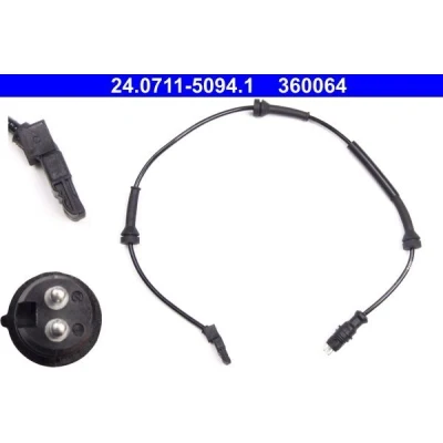 Billede af ATE 24.0711 5094.1 ABS Sensor 557 RENAULT: ESPACE 4, LAGUNA 2 Grandtour,