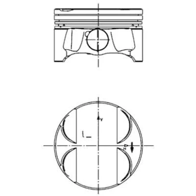 Billede af KOLBENSCHMIDT 40085600 Motor Stempel 84 BMW: 3 Sedan