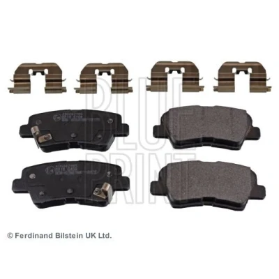 Billede af BLUE PRINT ADG042165 Bremseklodser bagaksel med akustisk advarsel for slid anti knirke plade, befæstelsesmateriale HYUNDAI: i30 III Hatchback