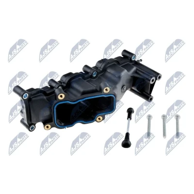 Billede af NTY BKS AU 009 Indsugningsmanifold venstre med pakning skruer AUDI: A6 C6 Avant, A4 B8 Sedan, A5 Sportback, VOLKSWAGEN: Touareg I