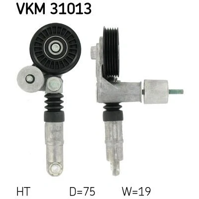 Billede af SKF VKM 31013 Strammehjul VOLKSWAGEN: Passat B5 GP Variant, AUDI: A4 B6 Sedan