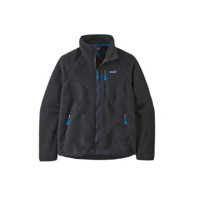 Billede af Patagonia Retro PILE Fleecejakke, Herre, Størrelse: XL, Pitch blue/endless blue