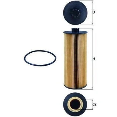 Billede af MAHLE ORIGINAL OX 155D Oliefilter Filterindsats