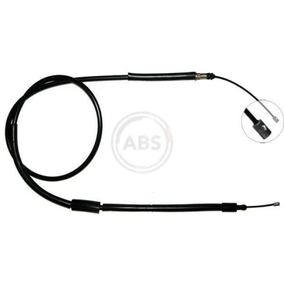 Billede af A.B.S. K12177 Håndbremsekabel 1696 Skivebremse til venstre /højrestyring PEUGEOT: 306 Hatchback