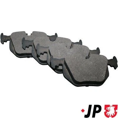 Billede af JP GROUP 1463700910 Bremseklodser bagaksel Forberedt til slidindikator BMW: 3 Sedan, Touring, 5 LAND ROVER: Range Rover