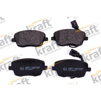 Billede af KRAFT 6006565 Bremseklodser foraksel Inkl. slidadvarselskontakt SKODA: Fabia 2, 1 Combi, I Hatchback, VOLKSWAGEN: Polo IV Hatchback