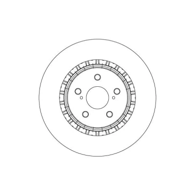 Billede af Bremseskive TRW DF6858S