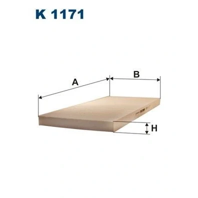 Billede af FILTRON K 1171 Kabinefilter Partikelfilter 450 206 25 IVECO: Stralis