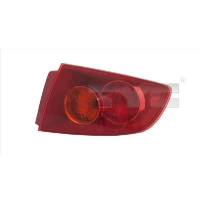 Billede af TYC 11 5350 21 2 Baglygter venstre ydre del Rød uden lampeholder MAZDA: 3 Sedan