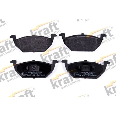Billede af KRAFT 6000382 Bremseklodser foraksel SKODA: Fabia 2, 1 Combi, I Hatchback, VOLKSWAGEN: Polo V AUDI: A1 A3 Hatchback