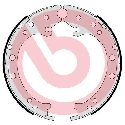Billede af BREMBO S 28 519 Håndbremseklodser HONDA: CR V 3, 4