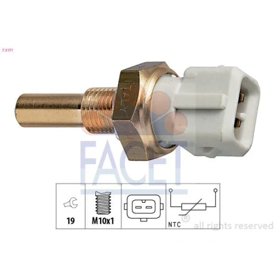 Billede af FACET 7.3171 Sensor, kølevæsketemp. Made in Italy OE Equivalent