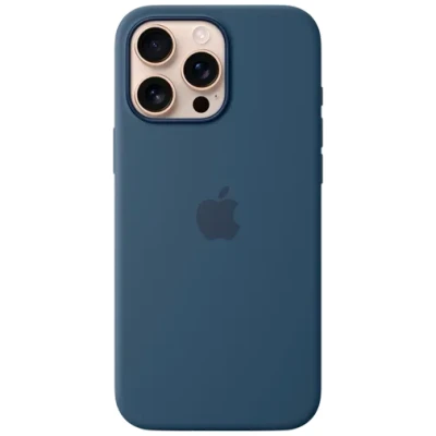 Billede af Apple Silikone Back Cover Mørkeblå MagSafe iPhone 16 Pro Max