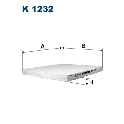Billede af FILTRON K 1232 Kabinefilter Partikelfilter 226 203 17 KIA: RIO 3, 3 Stufenheck, 2, HYUNDAI: i40 Stationcar, Tucson, Sedan
