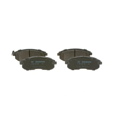 Billede af BOSCH 0 986 494 337 Bremseklodser Low Metallic med akustisk advarsel for slid anti knirke plade, monteringsvejledning SUZUKI: SX4 I Hatchback