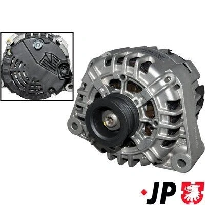 Billede af JP GROUP 1390102900 Generator 14V 120A MERCEDES BENZ: C klasse Sedan, SLK, Vito Bus, CHRYSLER: Crossfire Coupe