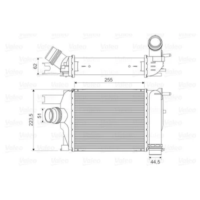 Billede af VALEO 818609 Intercooler uden EGR ventil DACIA: Duster SUV, Dokker Express, RENAULT: Clio 4