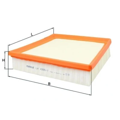 Billede af Luftfilter KNECHT LX 4335/1
