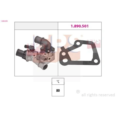 Billede af EPS 1.880.095 Termostat 80 Made in Italy OE Equivalent med gevindtilslutning for temperaturføleren FIAT: Punto I Hatchback